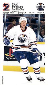 2000-01 Edmonton Oilers #NNO Eric Brewer Front