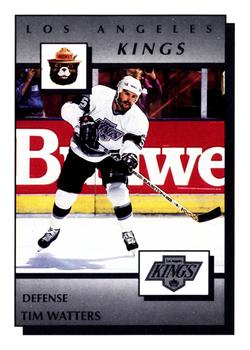 1989-90 Smokey Los Angeles Kings #2 Tim Watters Front
