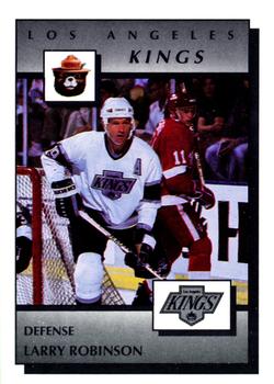 1989-90 Smokey Los Angeles Kings #7 Larry Robinson Front