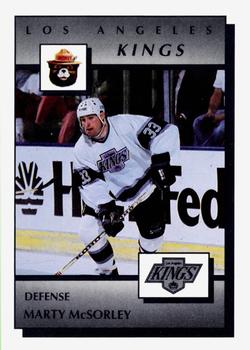1989-90 Smokey Los Angeles Kings #17 Marty McSorley Front