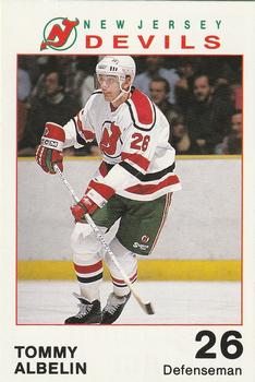 1989-90 New Jersey Devils #NNO Tommy Albelin Front