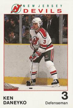 1989-90 New Jersey Devils #NNO Ken Daneyko Front