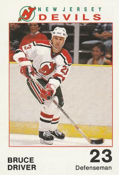 1989-90 New Jersey Devils #NNO Bruce Driver Front