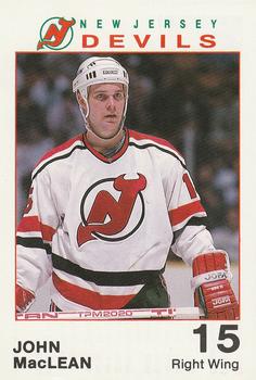 1989-90 New Jersey Devils #NNO John MacLean Front