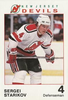1989-90 New Jersey Devils #NNO Sergei Starikov Front