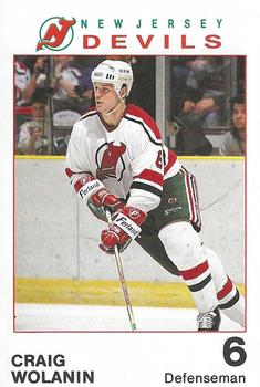 1989-90 New Jersey Devils #NNO Craig Wolanin Front
