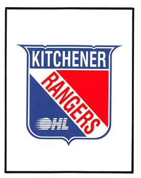 1989-90 Kitchener Rangers (OHL) Police #5 Kitchener Rangers Front