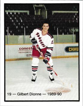 1989-90 Kitchener Rangers (OHL) Police #19 Gilbert Dionne Front