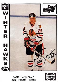 1989-90 Portland Winterhawks (WHL) #NNO Cam Danyluk Front