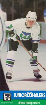 1990-91 Junior Whalers/7-Eleven Hartford Whalers #NNO Randy Cunneyworth Front