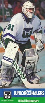 1990-91 Junior Whalers/7-Eleven Hartford Whalers #NNO Daryl Reaugh Front