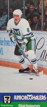 1990-91 Junior Whalers/7-Eleven Hartford Whalers #NNO Adam Burt Front