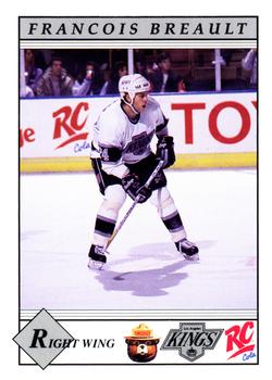 1990-91 Smokey Los Angeles Kings  #13 Francois Breault Front