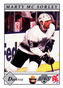 1990-91 Smokey Los Angeles Kings  #18 Marty McSorley Front