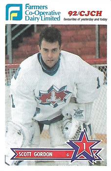 1990-91 Halifax Citadels (AHL) Police #NNO Scott Gordon Front