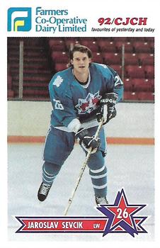 1990-91 Halifax Citadels (AHL) Police #NNO Jaroslav Sevcik Front