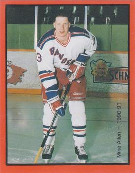 1990-91 Kitchener Rangers (OHL) Police #22 Mike Allen Front