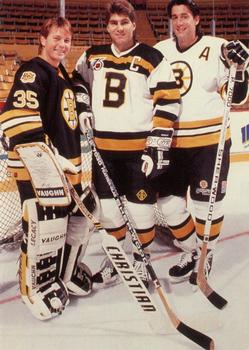 1991-92 Sports Action Boston Bruins #NNO Andy Moog / Ray Bourque / Cam Neely Front