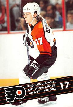 1991-92 Philadelphia Flyers Postcards #NNO Rod Brind'Amour Front