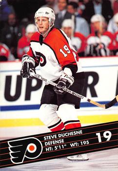 1991-92 Philadelphia Flyers Postcards #NNO Steve Duchesne Front