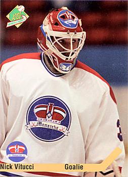 1991-92 RBI Sports Cards Greensboro Monarchs (ECHL) #14 Nick Vitucci Front