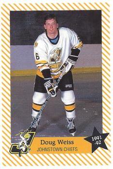 1991-92 Johnstown Chiefs (ECHL) #NNO Doug Weiss Front