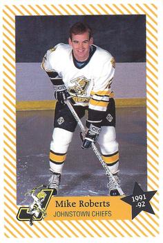 1991-92 Johnstown Chiefs (ECHL) #NNO Mike Roberts Front