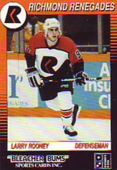 1991-92 Richmond Renegades (ECHL) #2 Larry Rooney Front