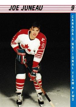 1991-92 Alberta Lotteries Canada's National Team #NNO Joe Juneau Front