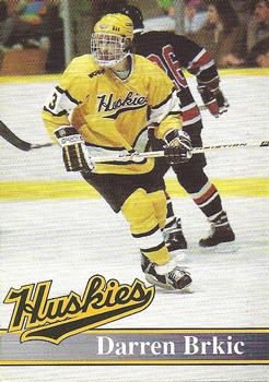 1991-92 Michigan Tech Huskies (NCAA) #NNO Darren Brkic Front