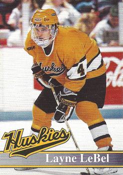 1991-92 Michigan Tech Huskies (NCAA) #NNO Layne LeBel Front