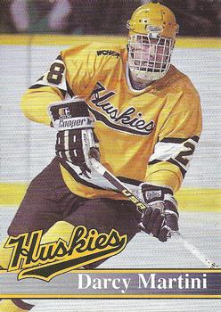 1991-92 Michigan Tech Huskies (NCAA) #NNO Darcy Martini Front