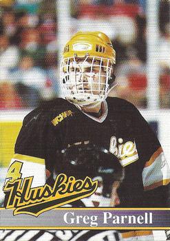 1991-92 Michigan Tech Huskies (NCAA) #NNO Greg Parnell Front