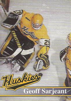 1991-92 Michigan Tech Huskies (NCAA) #NNO Geoff Sarjeant Front