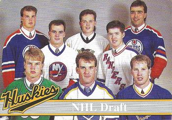 1991-92 Michigan Tech Huskies (NCAA) #NNO NHL Draft Front