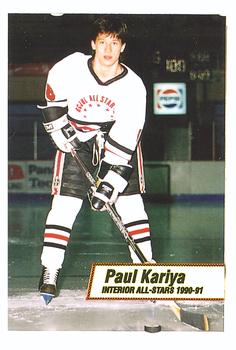 1991-92 Avant Garde BCJHL #84 Paul Kariya Front