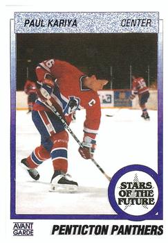 1991-92 Avant Garde BCJHL #168 Paul Kariya Front