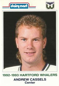 1992-93 Dairy Mart Hartford Whalers #NNO Andrew Cassels Front