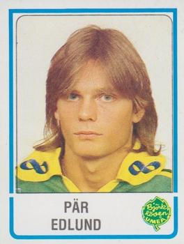 1986-87 Panini Ishockey (Swedish) Stickers #17 Par Edlund Front
