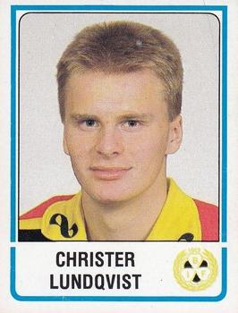 1986-87 Panini Ishockey (Swedish) Stickers #32 Christer Lundqvist Front
