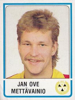 1986-87 Panini Ishockey (Swedish) Stickers #39 Jan-Ove Mettavainio Front