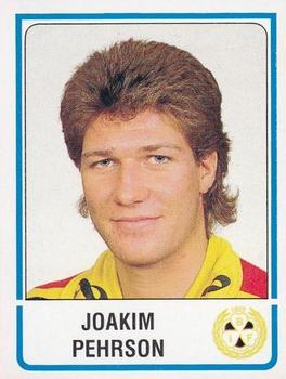 1986-87 Panini Ishockey (Swedish) Stickers #47 Joakim Pehrson Front