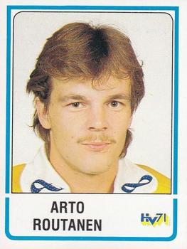 1986-87 Panini Ishockey (Swedish) Stickers #115 Arto Ruotanen Front