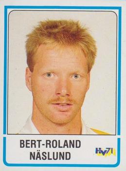 1986-87 Panini Ishockey (Swedish) Stickers #117 Bert-Roland Naslund Front