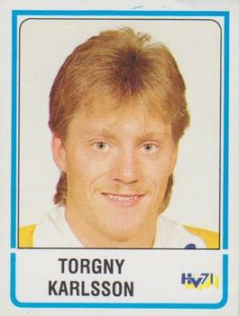 1986-87 Panini Ishockey (Swedish) Stickers #135 Torgny Karlsson Front