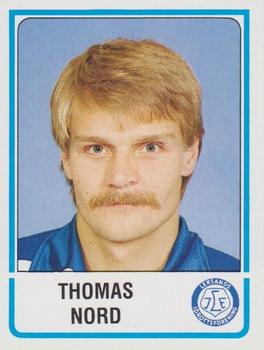 1986-87 Panini Ishockey (Swedish) Stickers #148 Tomas Nord Front