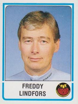 1986-87 Panini Ishockey (Swedish) Stickers #164 Freddy Lindfors Front