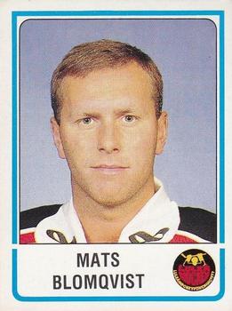 1986-87 Panini Ishockey (Swedish) Stickers #165 Mats Blomqvist Front