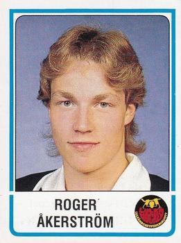 1986-87 Panini Ishockey (Swedish) Stickers #172 Roger Åkerström Front