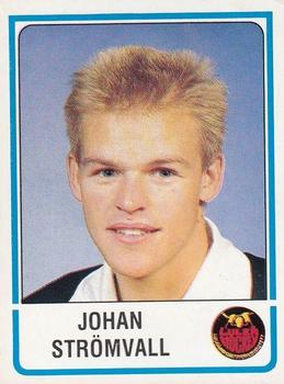 1986-87 Panini Ishockey (Swedish) Stickers #184 Johan Strömvall Front